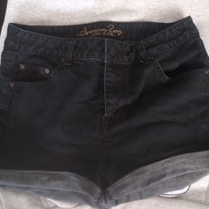 American Rag black jean shorts